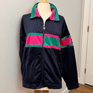 Vintage Fila Track Jacket Colorblock Sportswear Sz XL